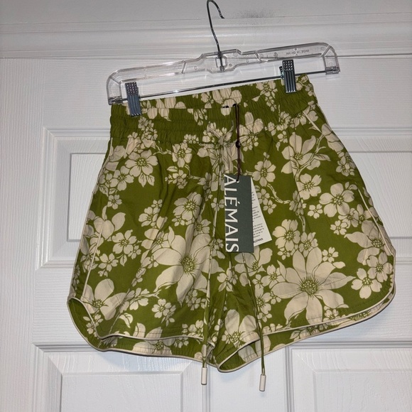 Alemais Leisa Floral Cotton Wide-Leg Shorts UK 4/US 0 NWT - Picture 5 of 11